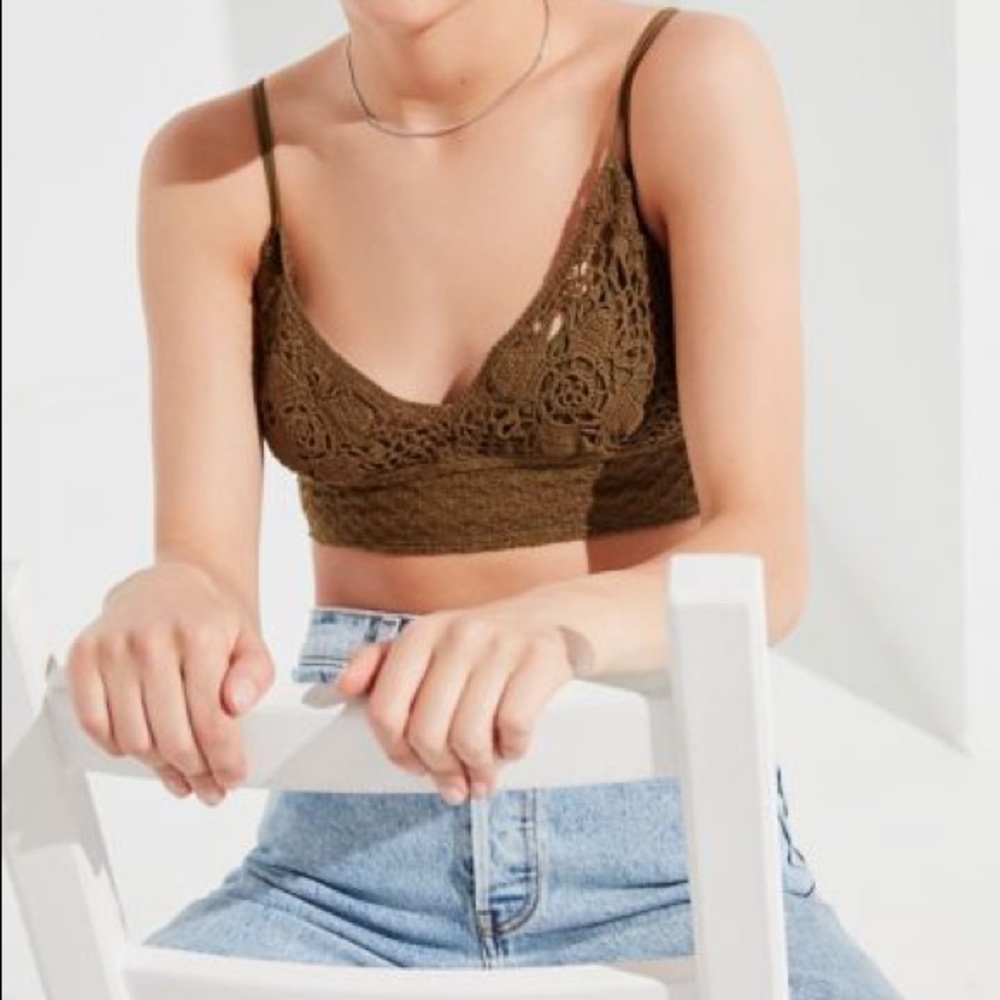 Olive green bralette